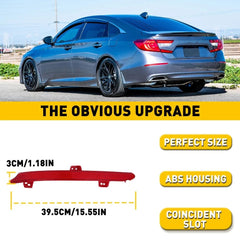 FOR 2018-22 HONDA ACCORD BUMPER REAR REFLECTOR LIGHT TAIL LAMP STOP HOUSING LEFT 6B93BC-57