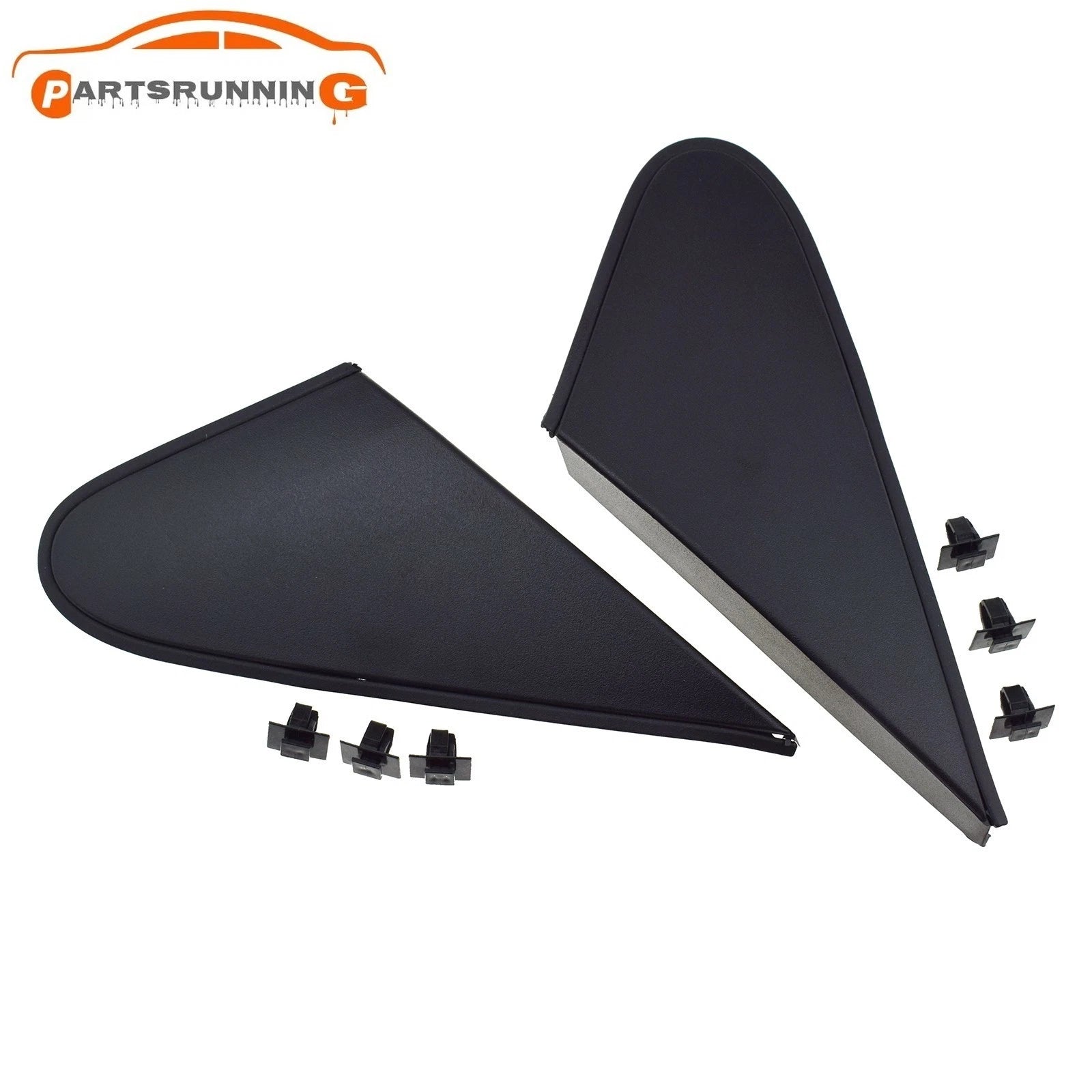2PCS Rear View Mirror Corner Cover 861802S000,861902S000 For Tucson IX35 2010-15 6B93BC-57