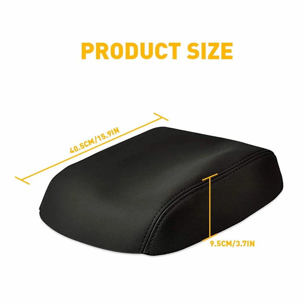 1X Console Lid Armrest Leather Black For 2009-2015 Honda Pilot Car Replace Parts 6B93BC-57