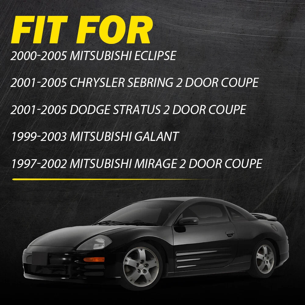 2X For 97-02 Sebring Eclipse Mirage Galant Stratus Outside Front Door Handle EOA 6B93BC-57
