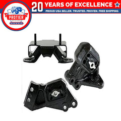 Fits 2002-2005 Dodge Ram 1500 4.7L 5.7L 4WD Motor&Trans Mount Set 6B93BC-57