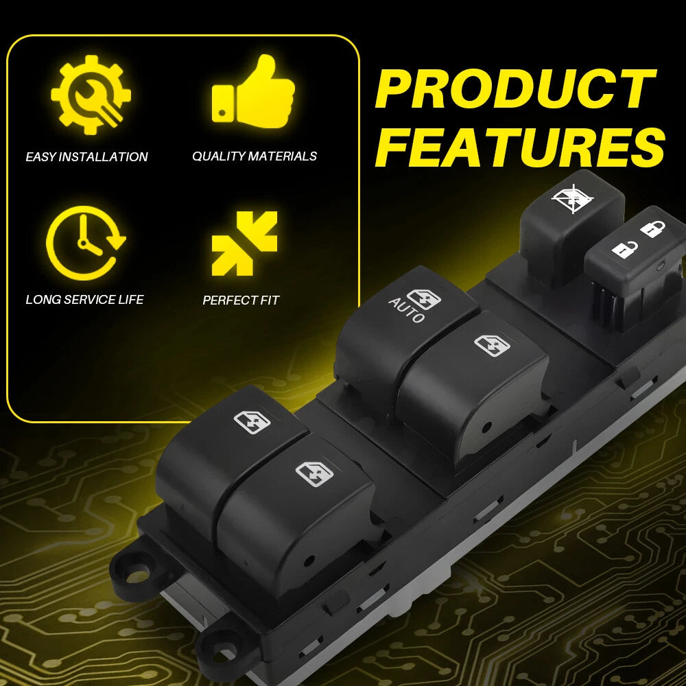 Front Driver Side Window Control Switch For Subaru Legacy Outback 83071AJ21C EOA 6B93BC-57
