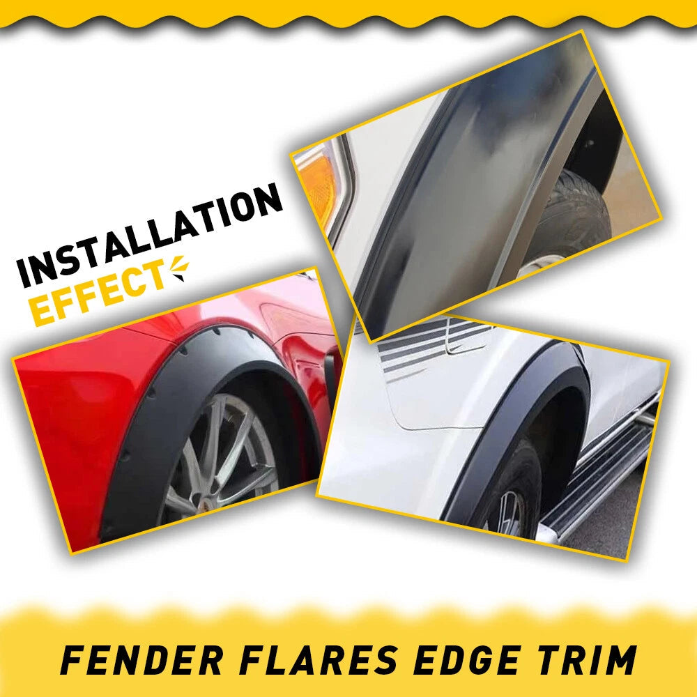 FENDER FLARE REPLACEMENT EDGE TRIM 9m Universal Flexible For Car Truck Wheel EOA 6B93BC-57