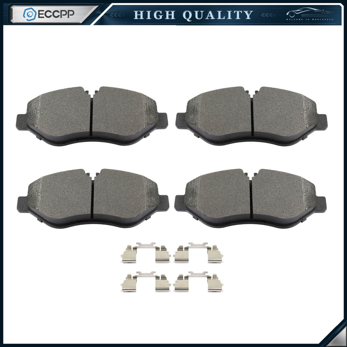Semi-Metallic Front Brake Pads For Dodge Sprinter 2500 2007 2008 2009 6B93BC-57