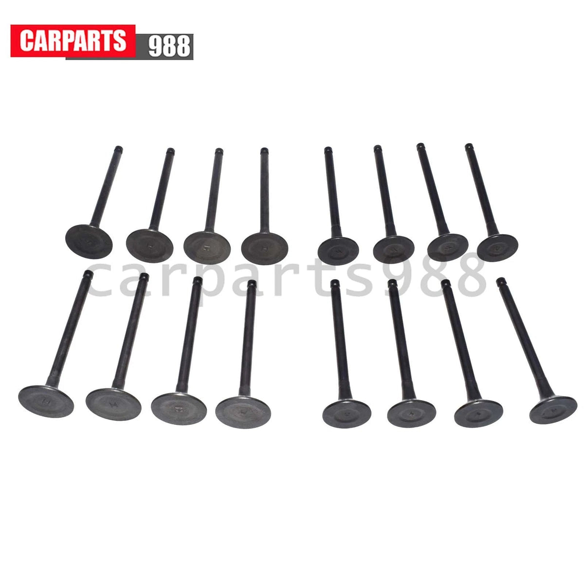 16Pcs Intake & Exhaust Valve Kit For Hyundai Elantra Kia Soul 2.0L 22212-23600 6B93BC-57