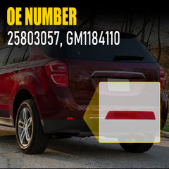 Rear Driver Bumper Reflector For 2010-17 Chevrolet Equinox 25803057 GM1184110 EA 6B93BC-57