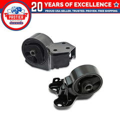 Fits 2004-2009 Kia Spectra / Spectra5 2.0L MANUAL Front & Rear Mount Set 2pcs : 6B93BC-57