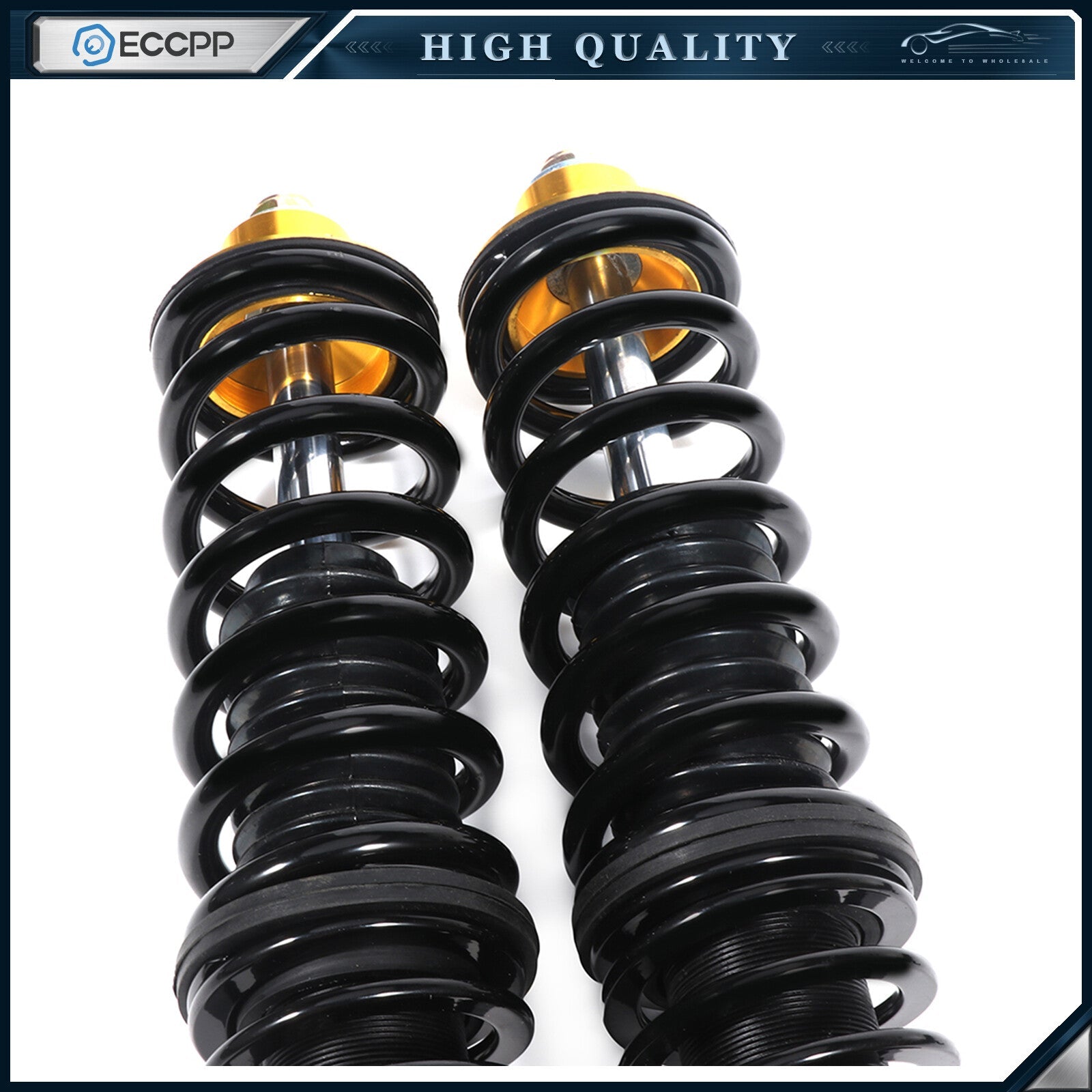 Coilovers Shocks Struts Suspension Lowering Kit For 95-2002 VW Cabrio Adjustable 6B93BC-57