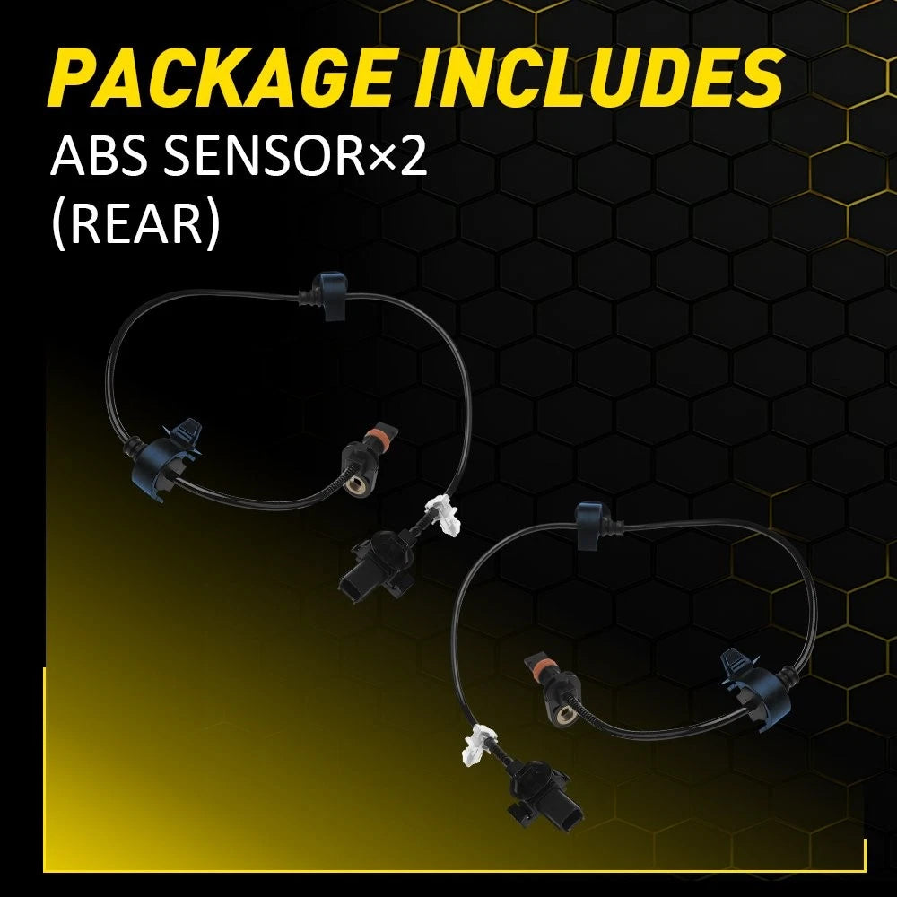 2x ABS Wheel Speed Sensor Rear For 2012 2013-2015 Honda Civic 1.5L 1.8L 2.4L EOA 6B93BC-57