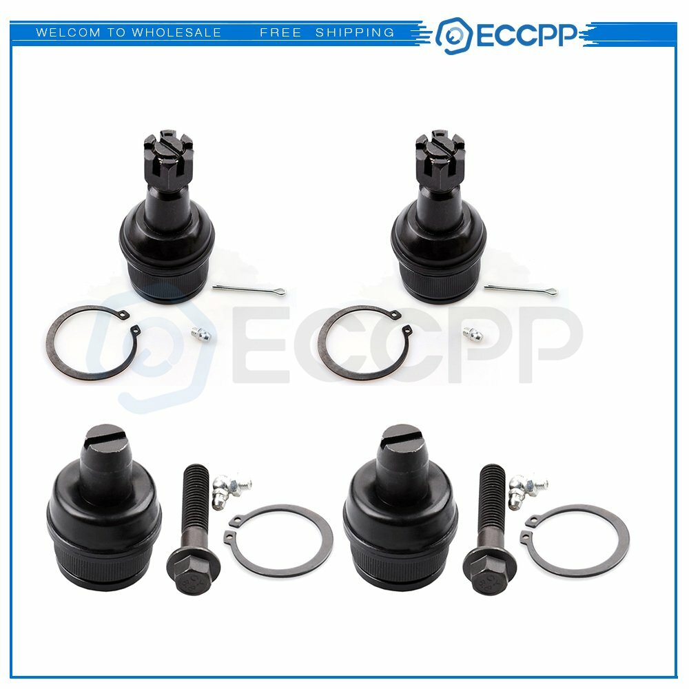 4set Fits 1992-2012 13 Ford E-250 350 450 Super Duty Upper and Lower Ball Joints 6B93BC-57