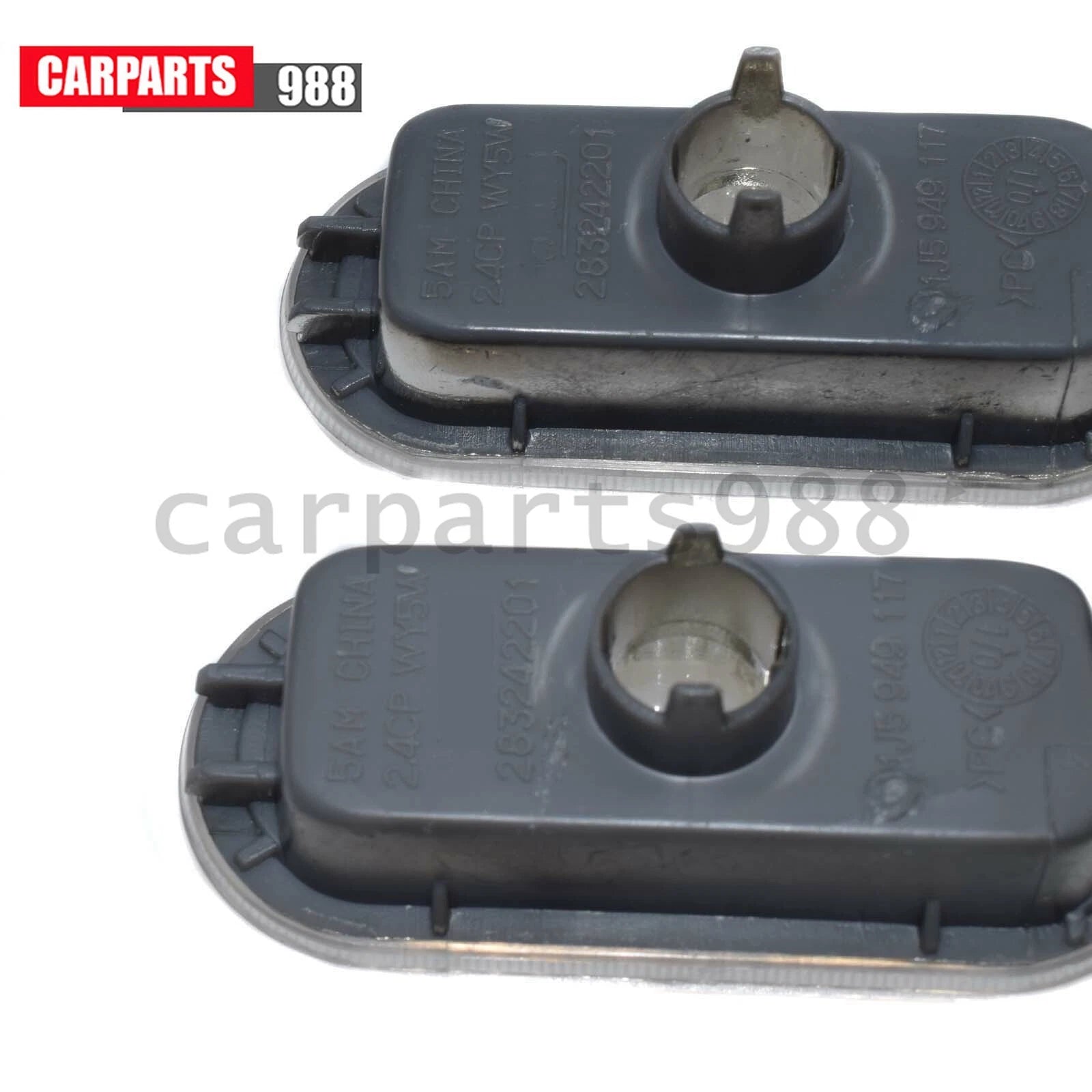 2Pcs Front Side Marker Light Lamp For 1999-2004 VW GOLF JETTA Passat 1J0949117 6B93BC-57