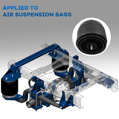 Air Suspension Spring Bag W01-358-9069 1R12-069 For Peterbilt Goodyear ContiTech 6B93BC-57