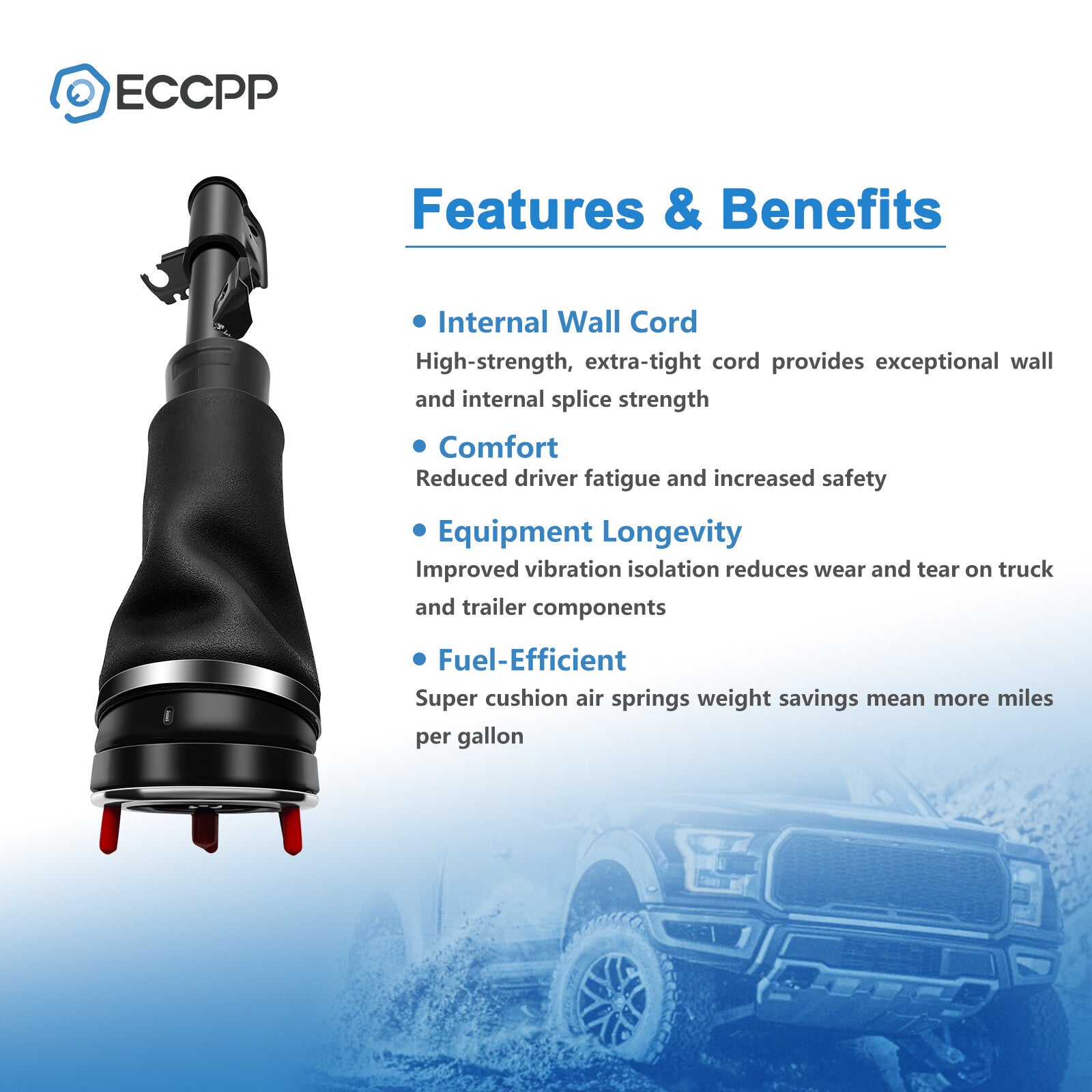Front Right Air Suspension Shock For Land Rove Rang Rover L322 with VDS 10-2012 6B93BC-57