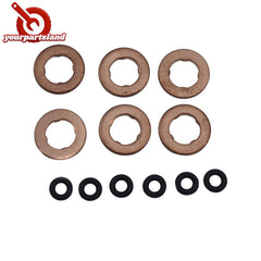 6 SET CYL COMMON RAIL DIESEL INJECTOR SEAL KIT FOR VW AUDI TDI GOLF JETTA PASSAT 6B93BC-57
