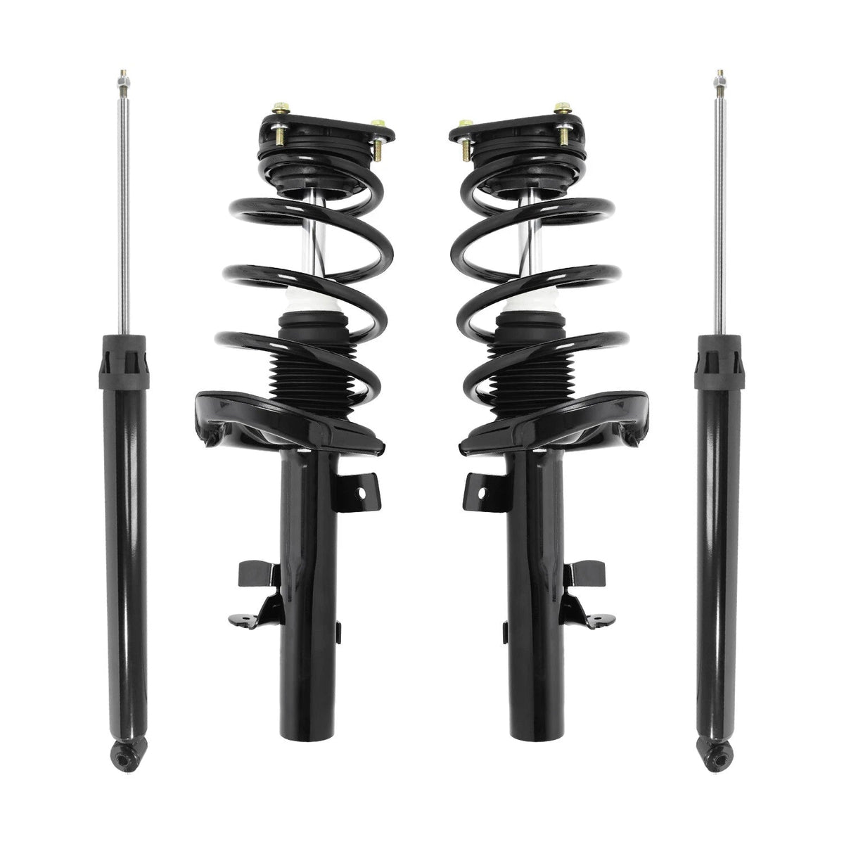 Front & Rear Complete Strut Assembly Shock Kit for 2012-2018 Ford Focus 6B93BC-57