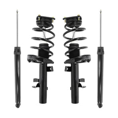 Front & Rear Complete Strut Assembly Shock Kit for 2012-2018 Ford Focus 6B93BC-57