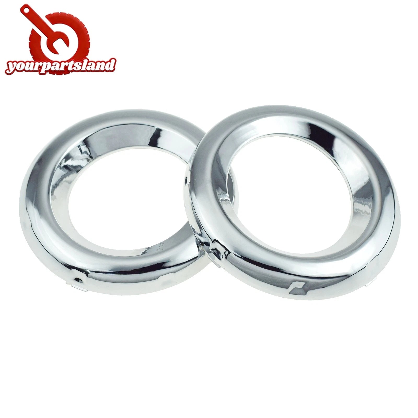 Chrome Fog Light Trim Bezel 2PCS For Toyota RAV4 2009-2012 Left Right 521280R030 6B93BC-57