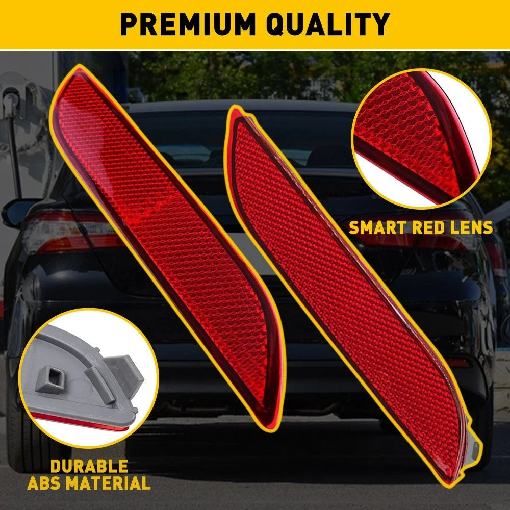 Left+Right Rear Bumper Light Lamp Reflector Lamp For Toyota Camry 2018-2020 2021 6B93BC-57