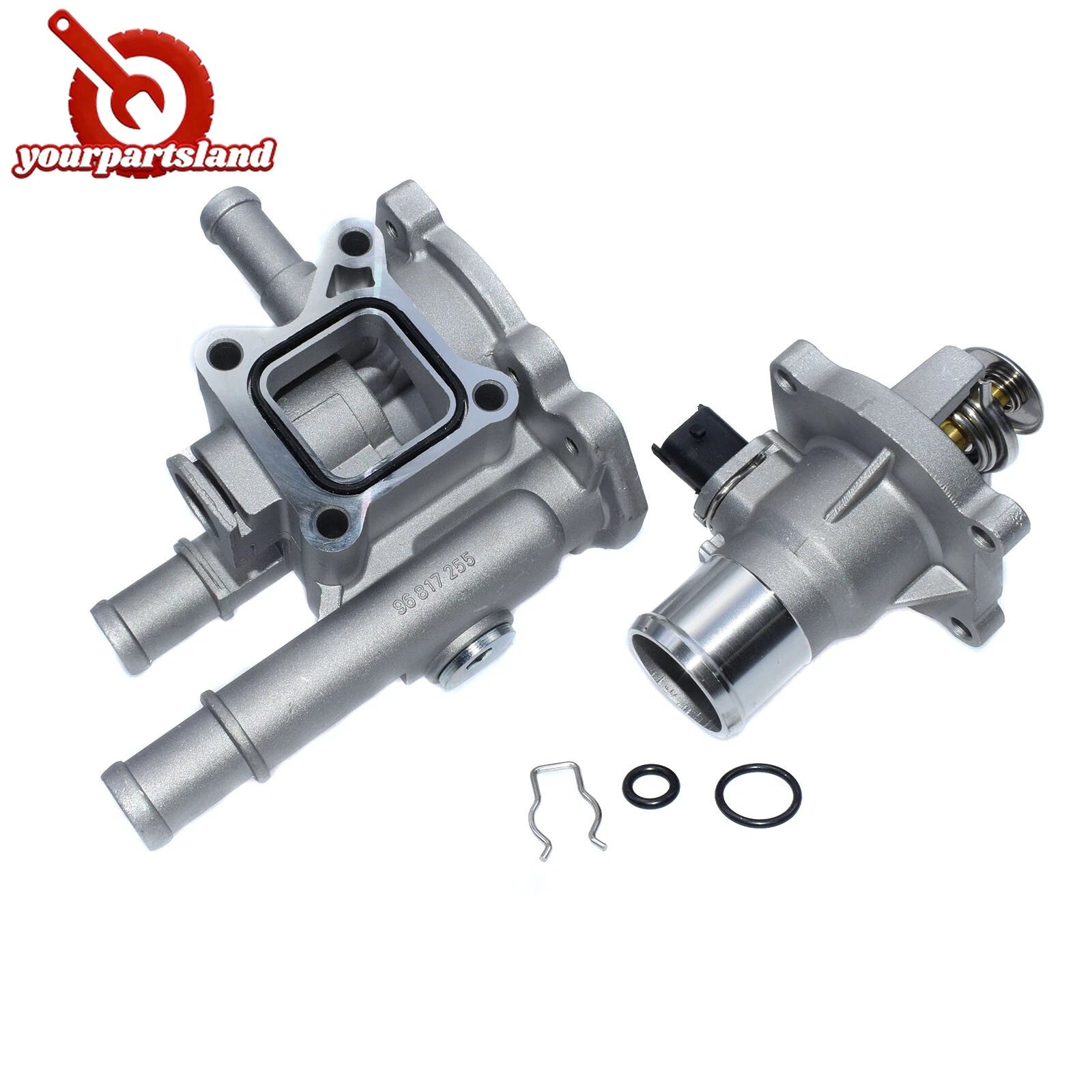 Aluminium Thermostat Housing Assembly For 11-18 Chevy Cruze Sonic Trax 1.8l 1.6l 6B93BC-57