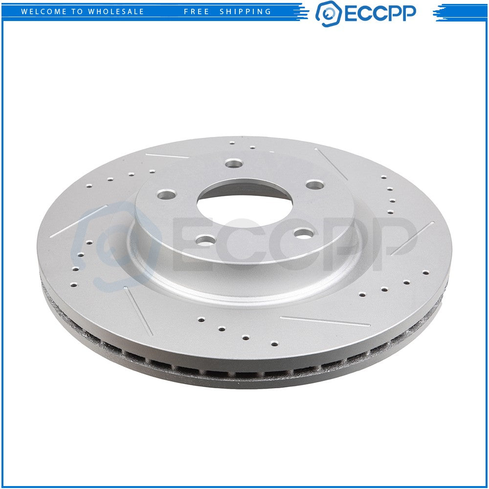 Front + Rear Drilled Slotted Brake Rotors Kit For Nissan Altima 07 08 09 - 2012 KOEEP