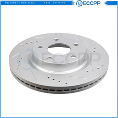 Front + Rear Drilled Slotted Brake Rotors Kit For Nissan Altima 07 08 09 - 2012 KOEEP