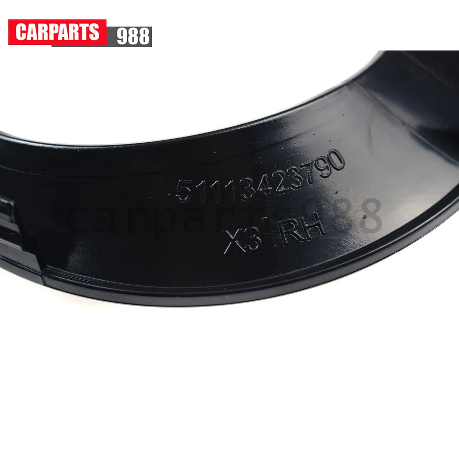 Right Front Fog Light Lamp Bezel Cover Trim For BMW X3 E83 LCI 07-10 51113423790 6B93BC-57