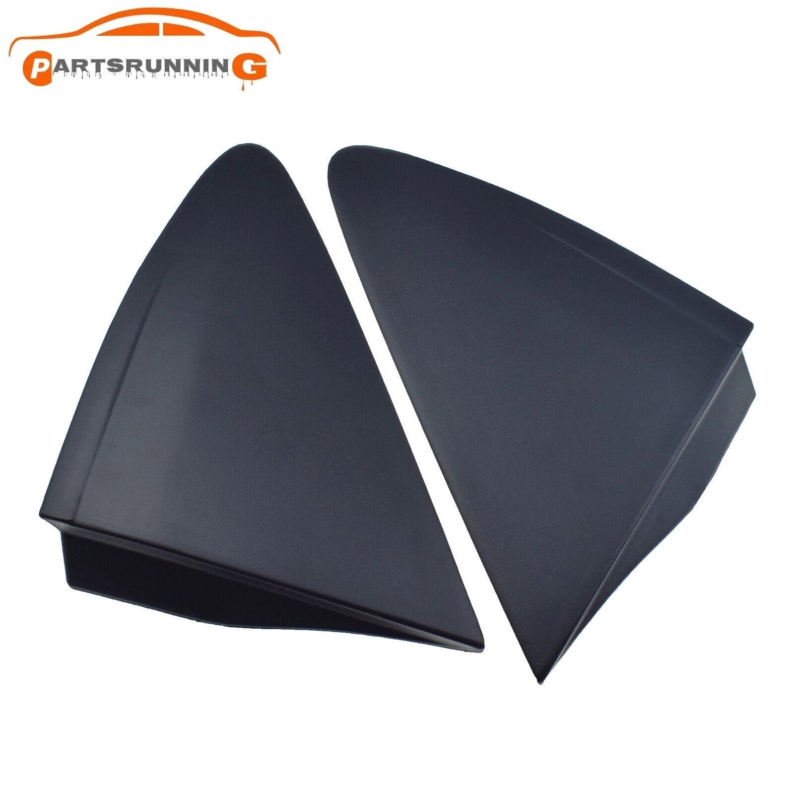 Pair Fender Mirror Molding Triangle Trim Corner Cover For Toyota Yaris 2012-2014 6B93BC-57