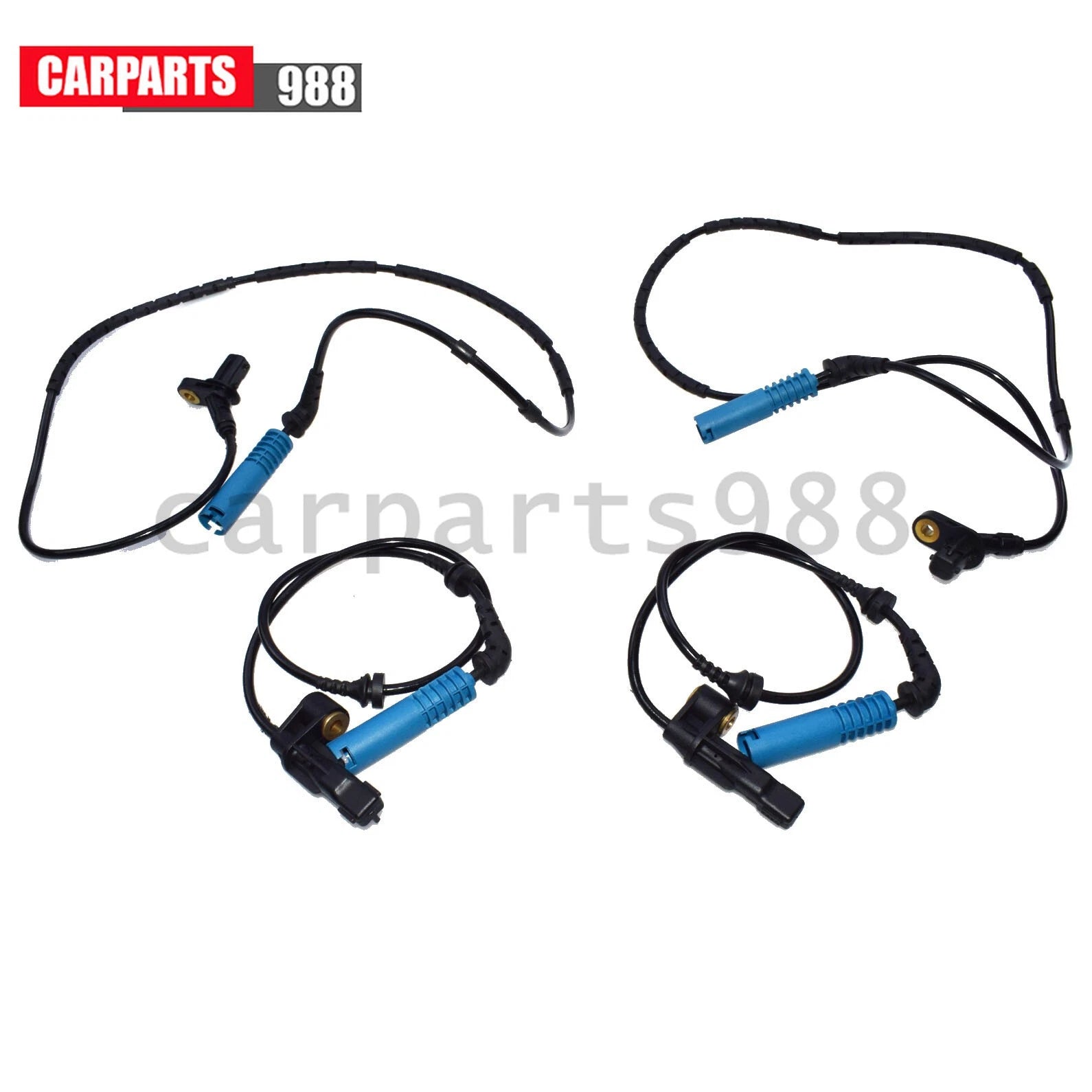 4Pcs ABS Wheel Speed Sensor Front Rear LH RH For BMW E46 325i 330i 325Ci 328Ci 6B93BC-57