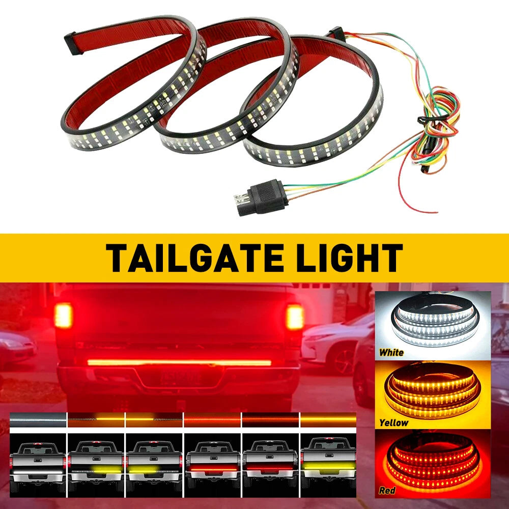48'' 6 Function LED Strip Truck Rear Tailgate Light For Bar GMC SIERRA 1500 2500 6B93BC-57