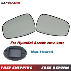 2pc Left Right No Heated Mirror Glass for Hyundai Elantra 11-13 For Accent 12-17 6B93BC-57