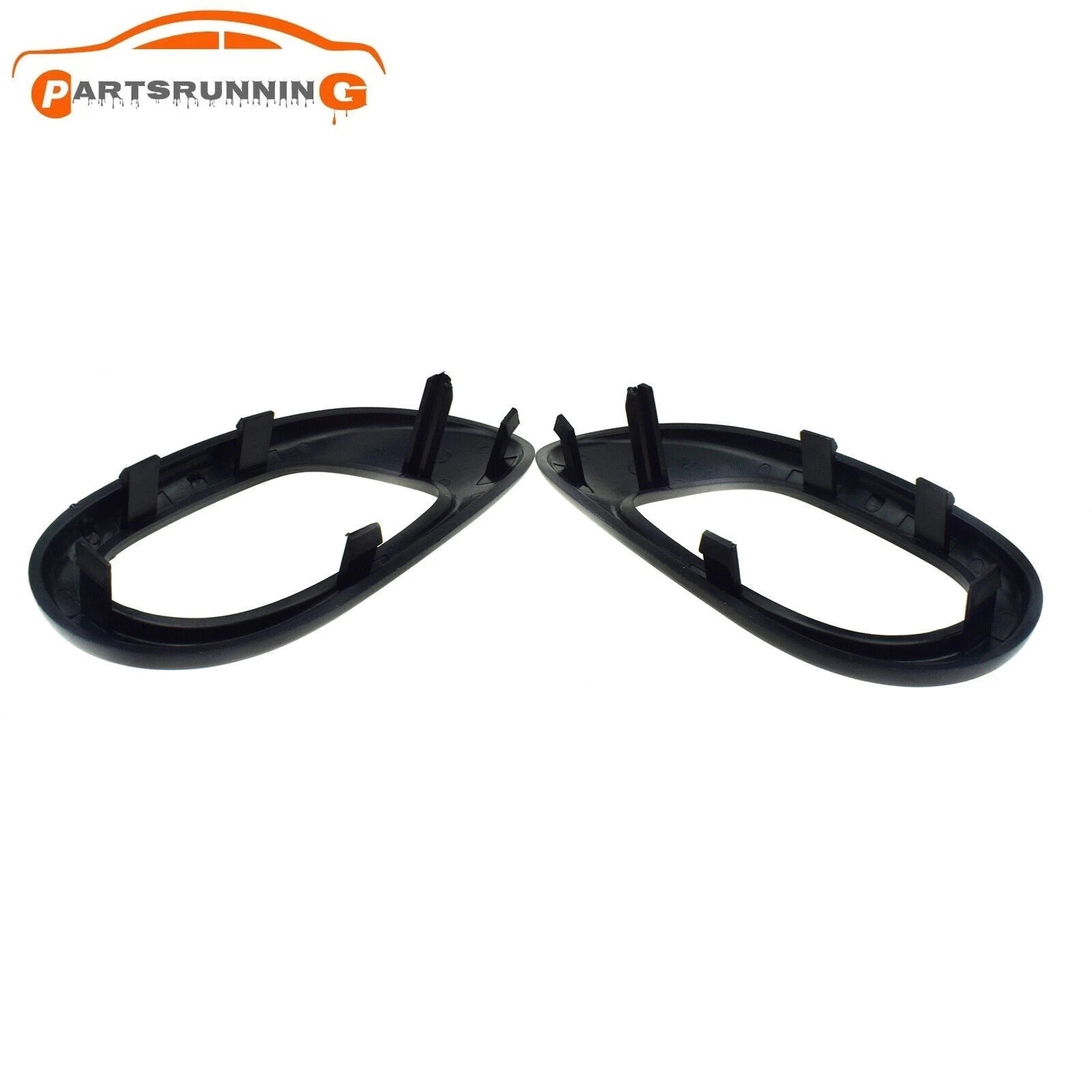 2PCS Left & Right Interior Door Handle Trim Cover For Peugeot 206 207 Citroen C2 6B93BC-57