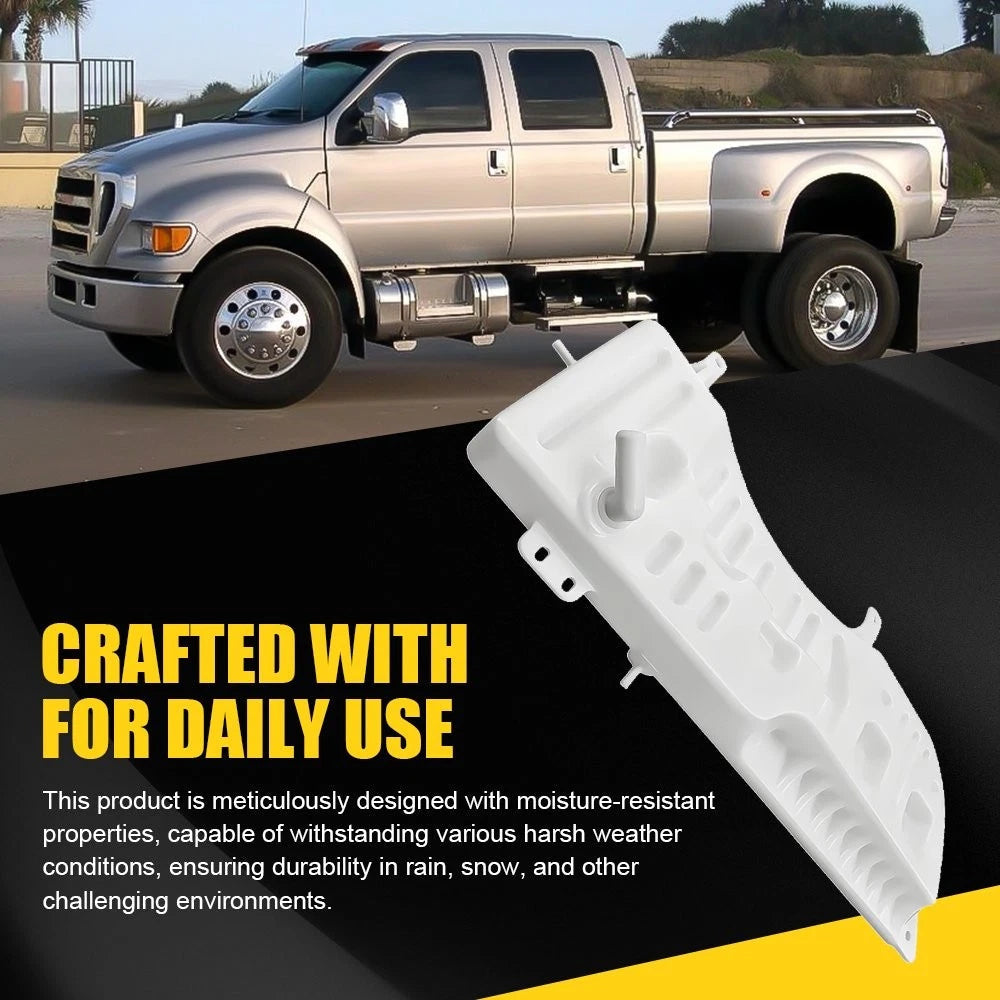 Recovery Overflow Coolant Tank White For 2000-05 Ford F650 F750 F81Z-8A080-AA EA 6B93BC-57