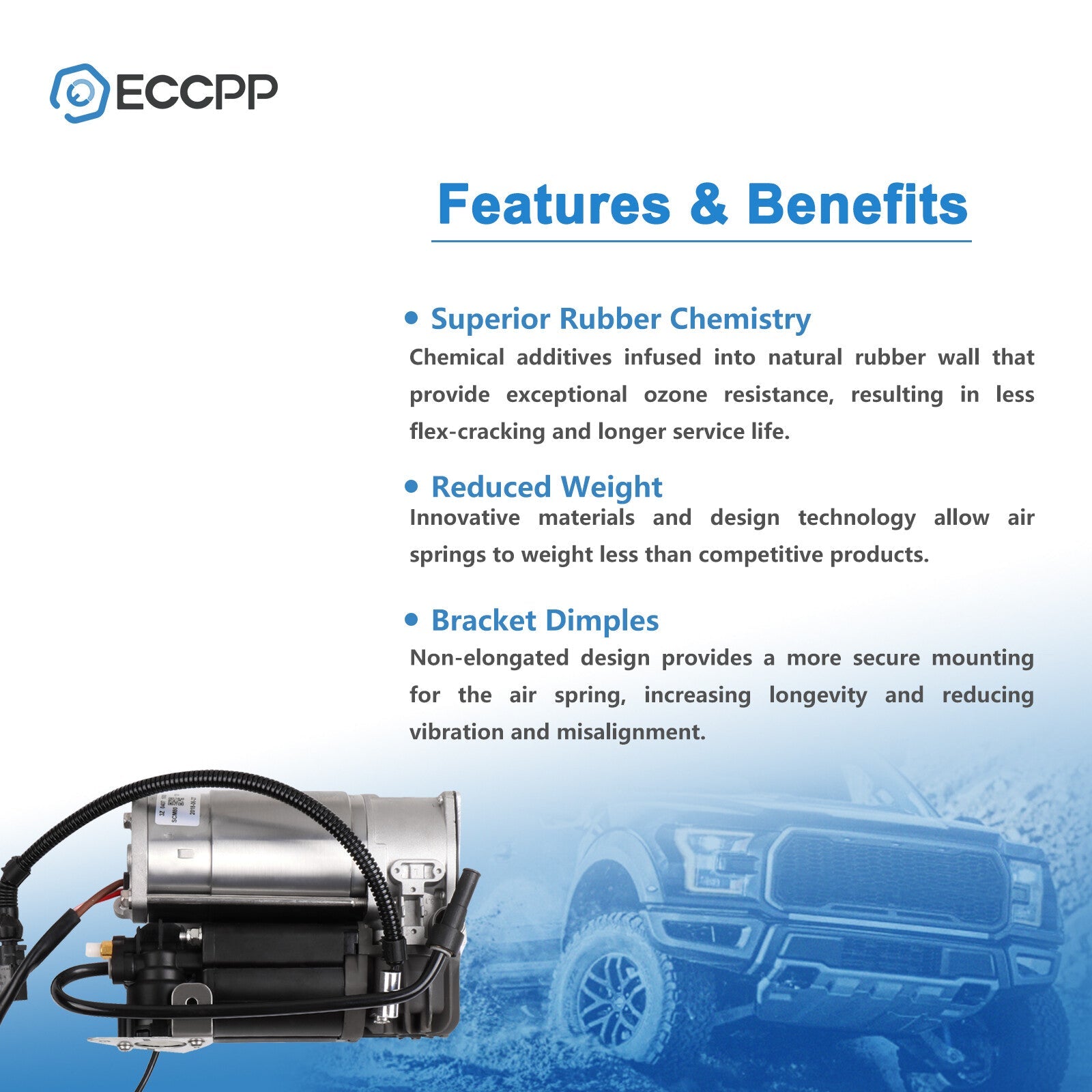 1x Air Suspension Compressor Pump For Continental Flying Spur Volkswagen Phaeton 6B93BC-57