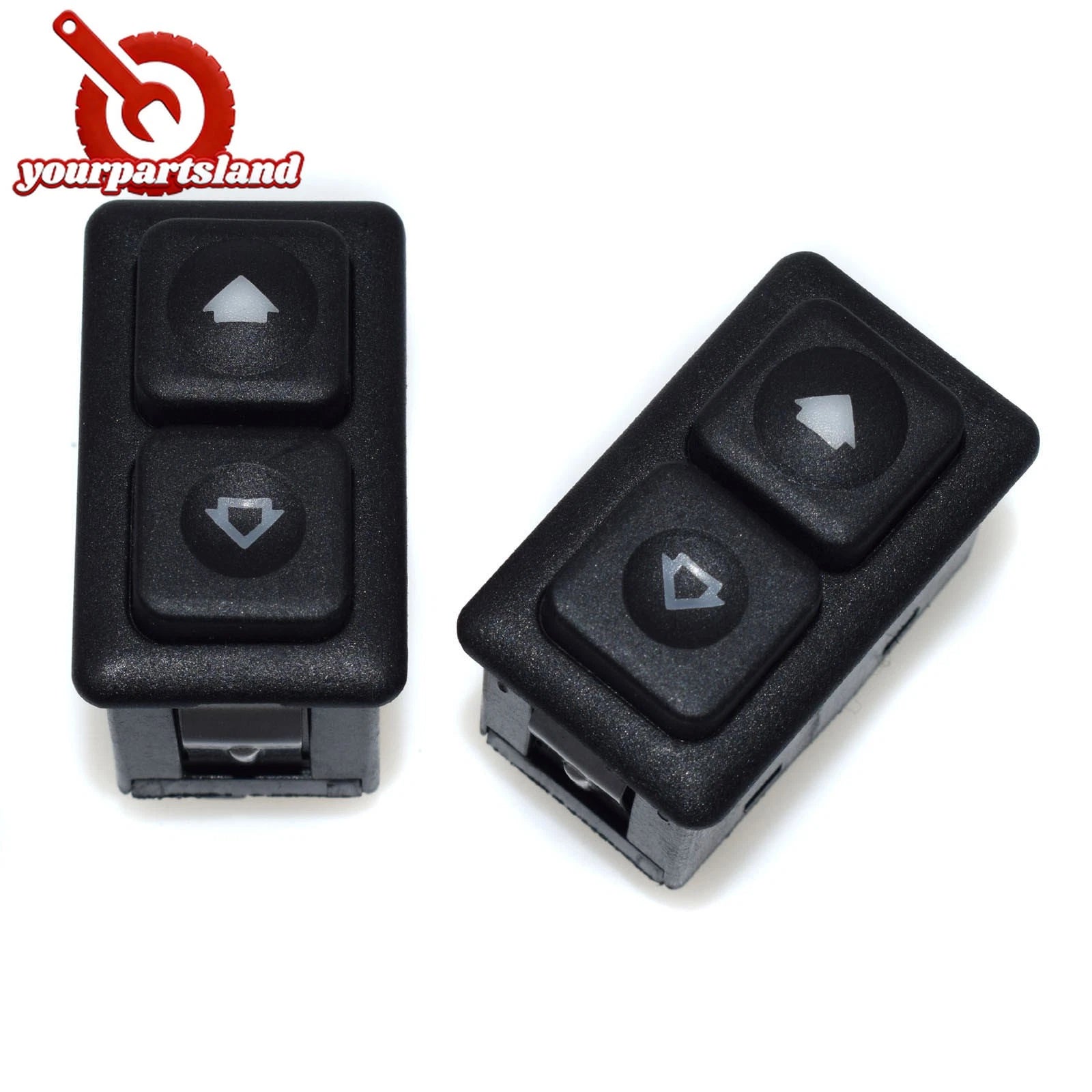 2 PCS Illuminated Power Window Switch 5 Pins For BMW E23 E24 E28 E30 61311381205 6B93BC-57