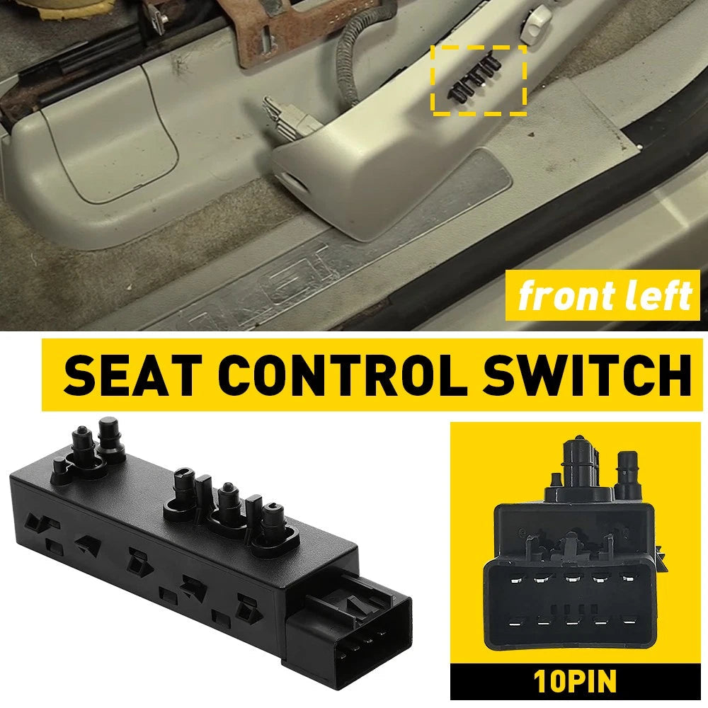 Driver Side Power Seat Switch Fits Chevy Equinox Camaro Malibu Cruze 25974714 US 6B93BC-57