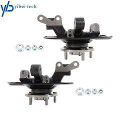 Pair Front Steering Knuckle & Hub Bearing Assembly For Dodge Caliber 2007-2012 6B93BC-57
