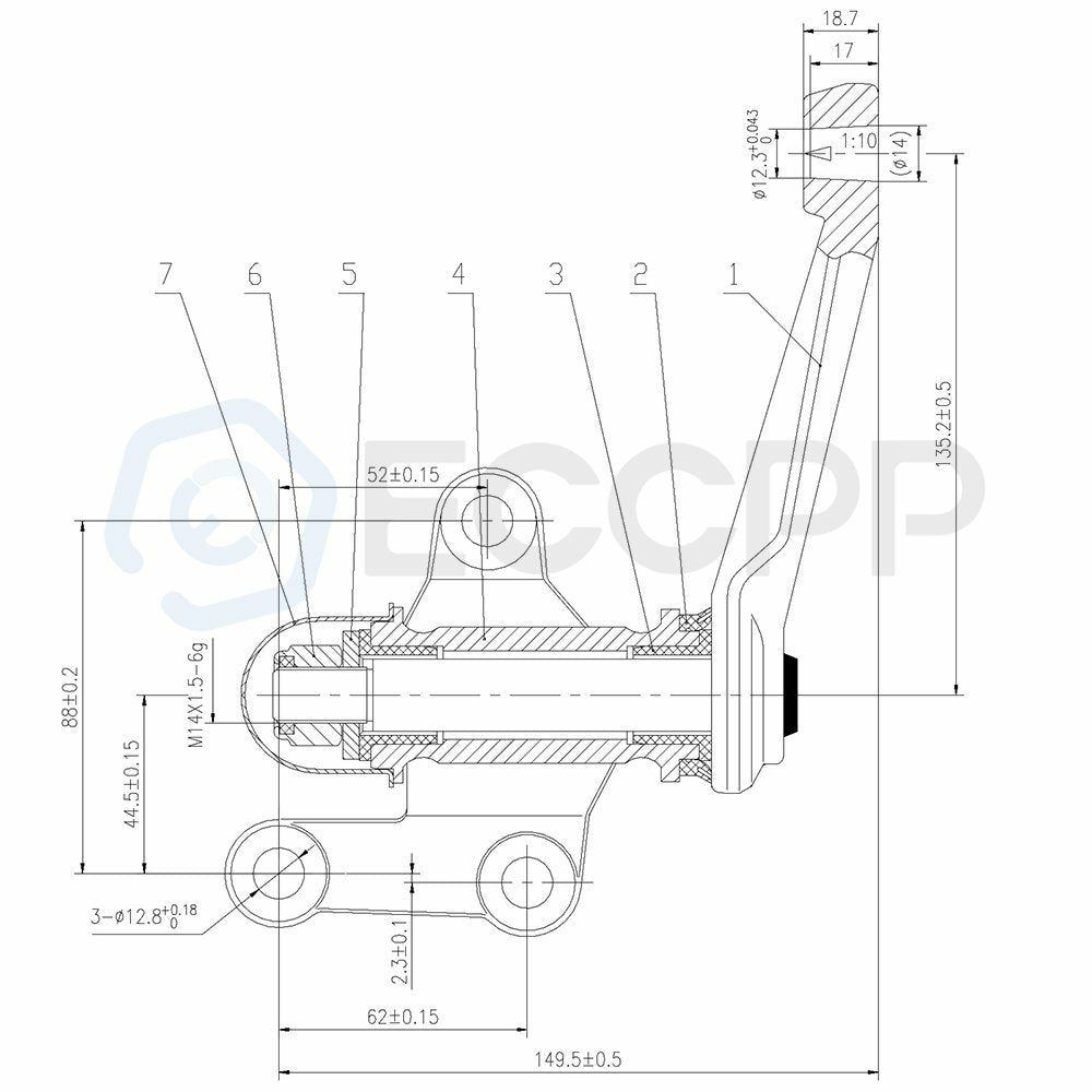 12pcs For 1989-1995 Toyota Pickup RWD Front Tie Rod Ends Center Link Ball Joints 6B93BC-57