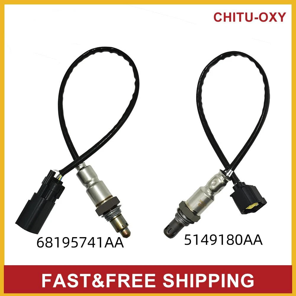 2PCS Upstream & Downstream Oxygen O2 Sensor for Chrysler Dodge Durango Jeep Ram 6B93BC-57