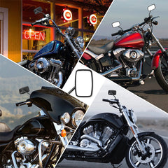 For Honda Shadow Phantom 750 VT750C2B Black Rectangle Motorcycle Side Mirrors US