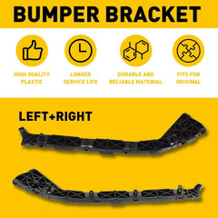 4x Bracket Bumper For 2004-2009 Front Toyota Prius Rear Left & Right Side Lower 6B93BC-57