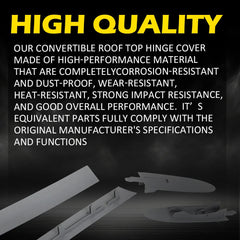 4Pcs Left+Right Convertible Roof Top Hinge Cover Fits BMW E93 335i M3 M4 F83 EOA 6B93BC-57