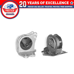 1994-1998 Mitsubishi Galant 2.4L for Auto Trans Motor & Trans Mount Set 2PCS 6B93BC-57
