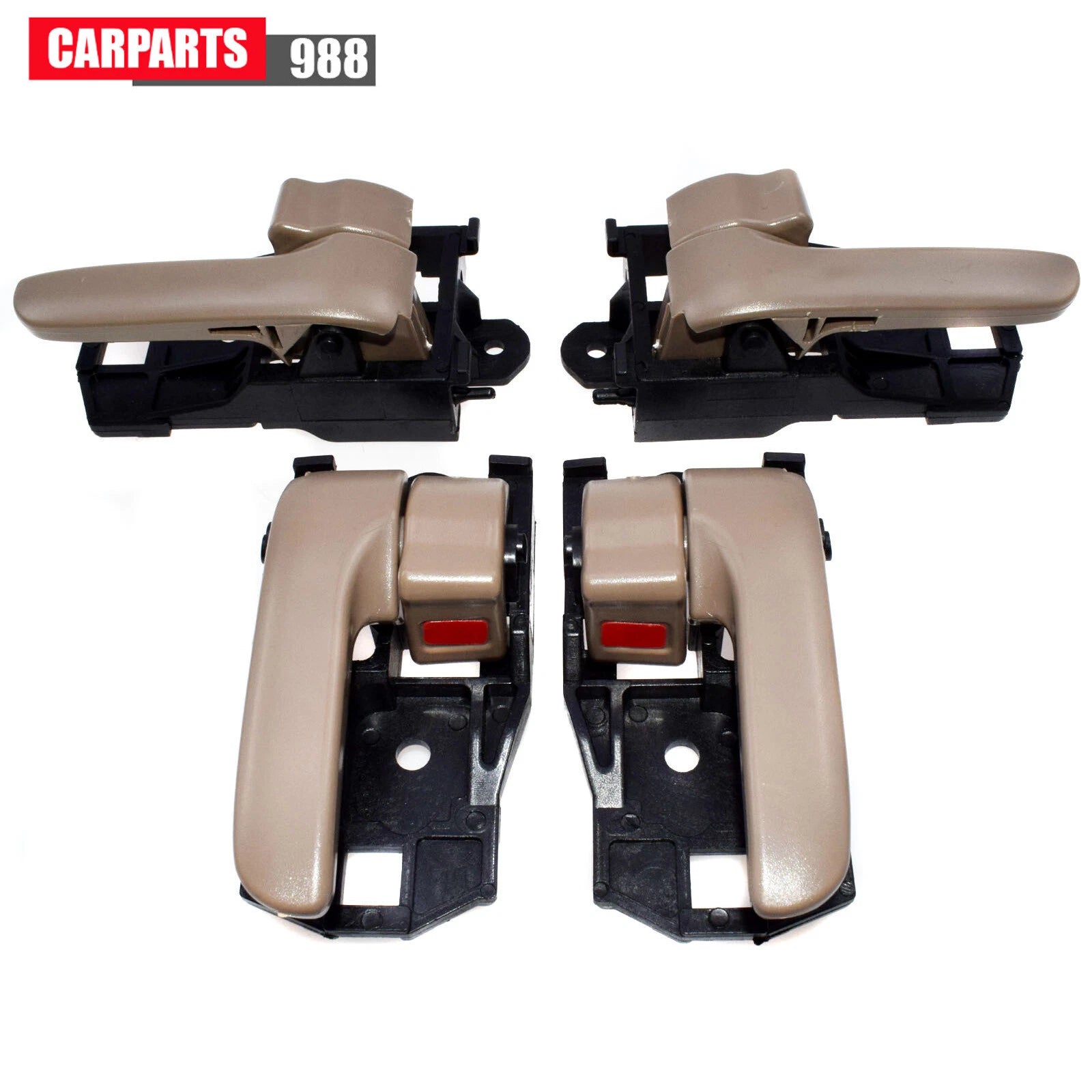 4Pcs Beige Insdie Door Handles For 1997-01 Toyota Camry 69206-AA010 69205-AA010 6B93BC-57