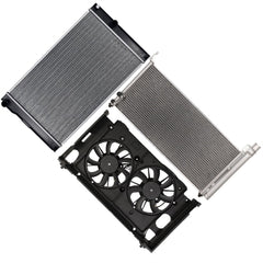 Electric Radiator Condenser Cooling Fan Kit For 2011-2014 2015 2016 Lexus CT200h 6B93BC-57