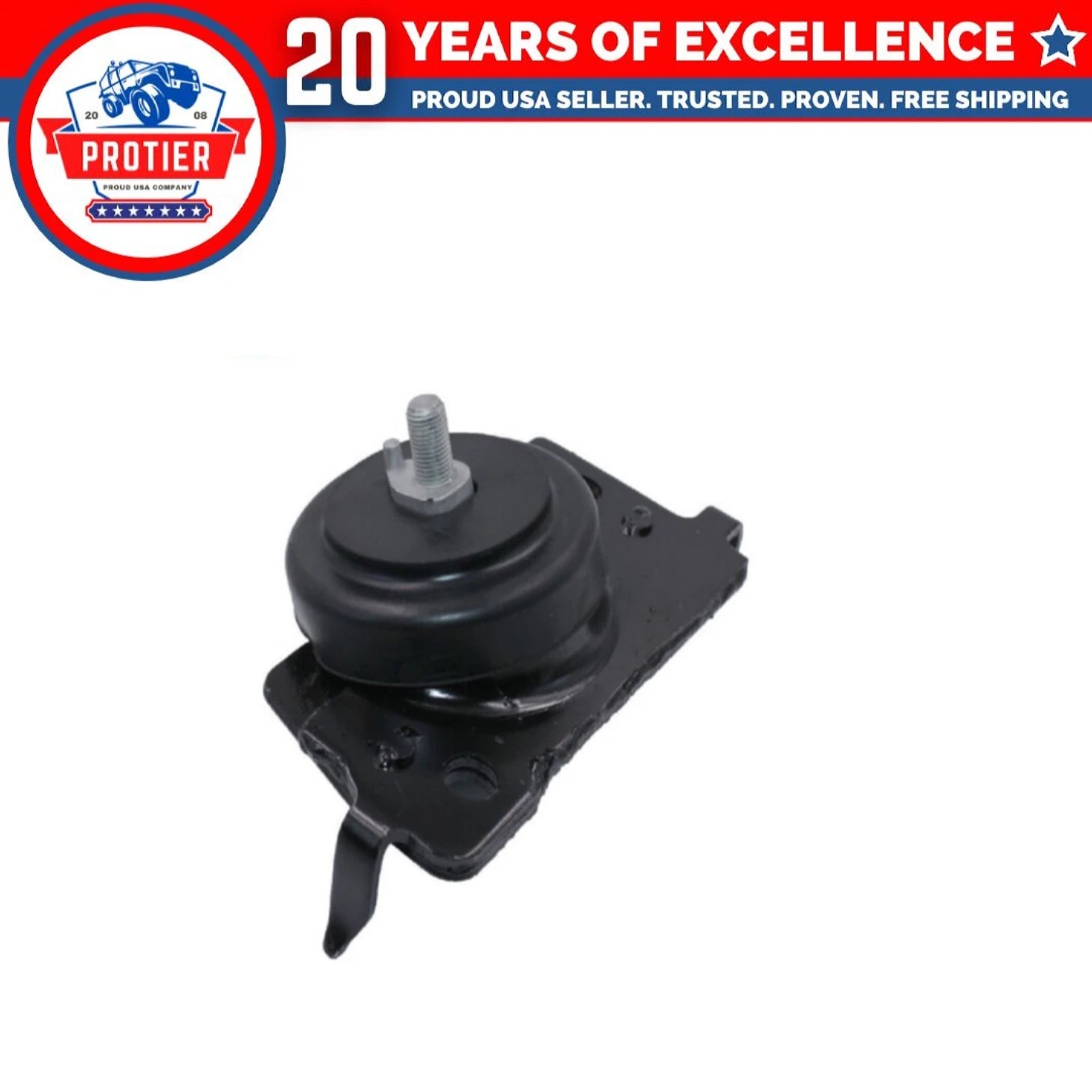 Front L & R Motor Mount 2PCS Compatible for 08-09 Toyota sequoia/ 07-09 Toyota 6B93BC-57