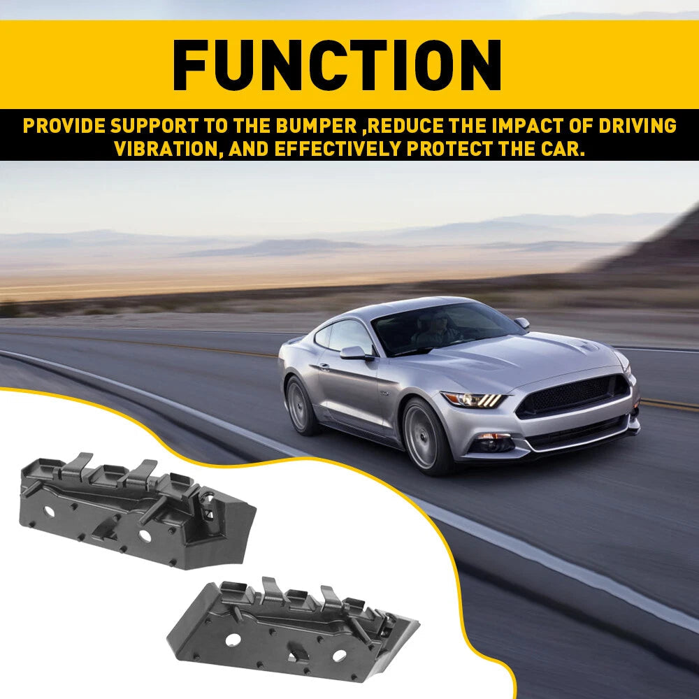 Bumper Bracket For 2015-2017 Mustang Set 2 Ford of Front Left and Right US 6B93BC-57
