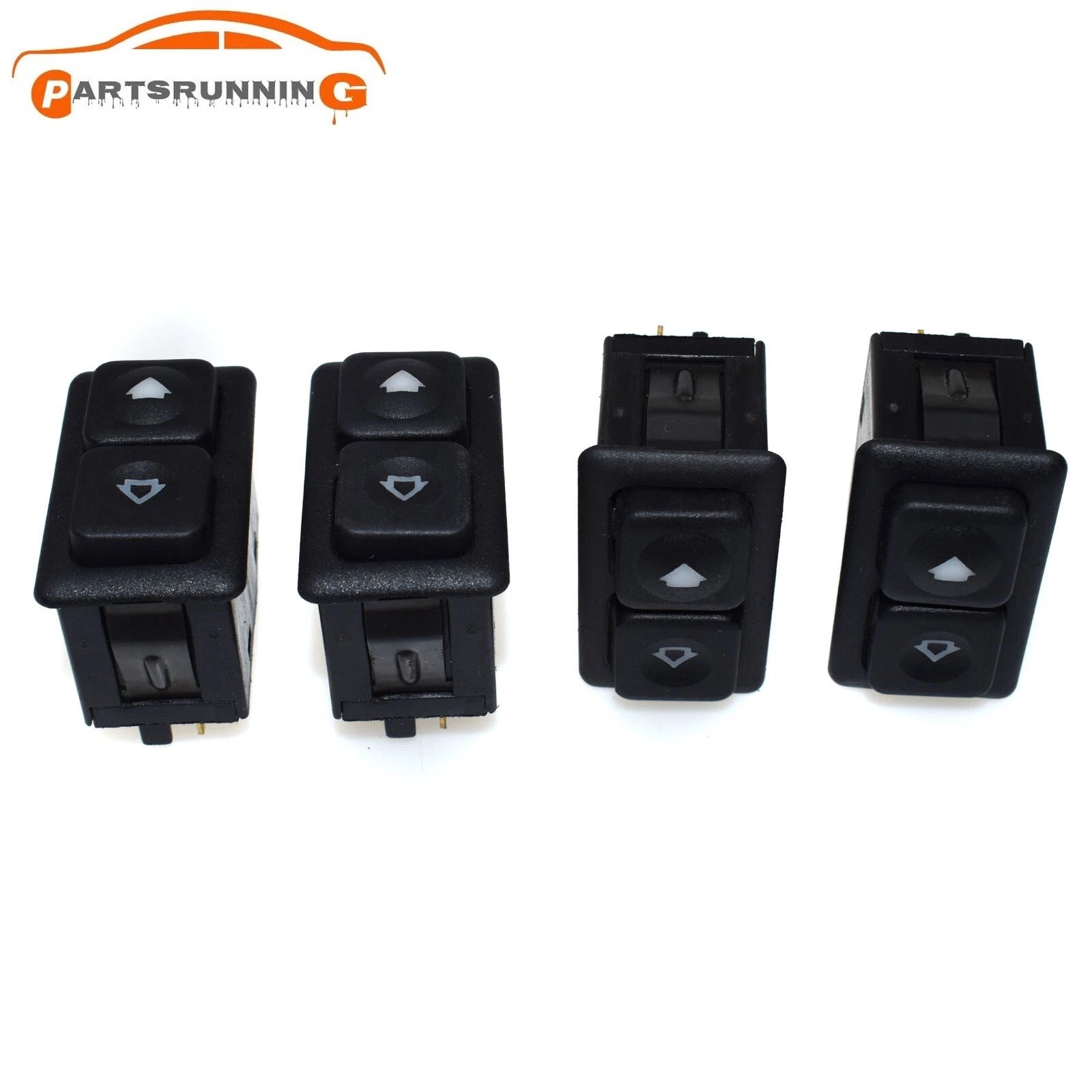 Set of 4 Illuminated Power Window Switch For BMW E23 E24 E28 E30 61311381205 6B93BC-57