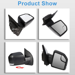 Passenger Side Power Heated Turn Signal Tow Mirror For 2015-2020 Ford F150 F-150 6B93BC-57