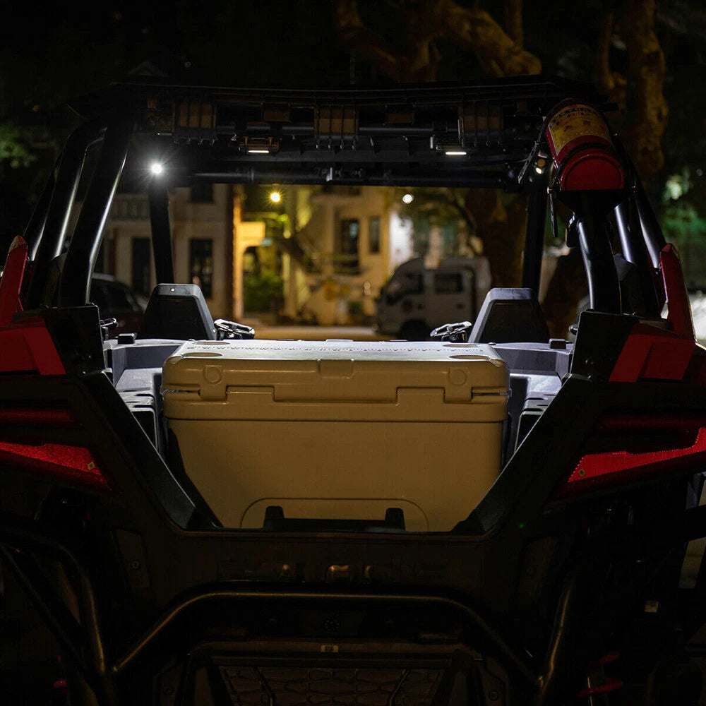 LED Roll Bar Mount Light Dome Universal for UTV ATV Can Am Polaris RZR Golf Cart 6B93BC-57