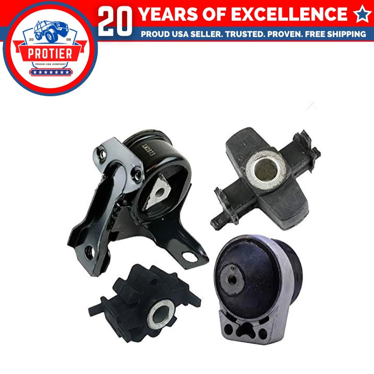 Fits 1998-2000 Ford Contour/Mercury Mystique 2.0L AUTO Motor & Trans Mount 6B93BC-57